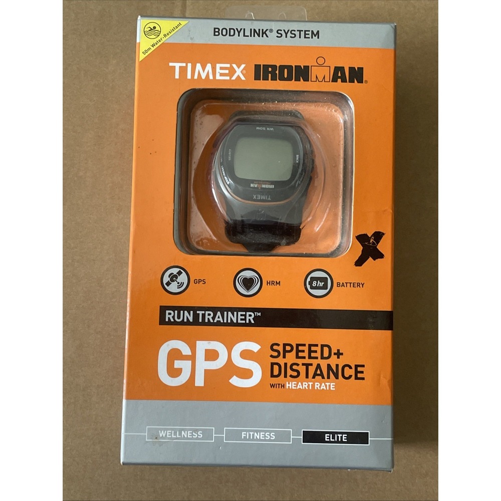 2013 Timex IRONMAN GPS fitness watch complete body link system T 5K575